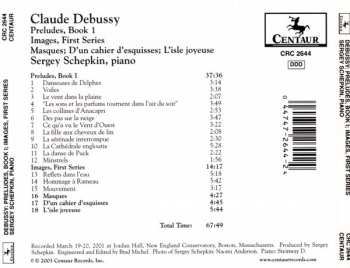 CD Claude Debussy: Preludes, Book I; Images, First Series; Masques; D'un Cahier D'esquisses; L'isle Joyeuse