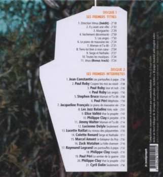 2CD Claude Nougaro: A La Recherche Du Son Qui Fait Sens - 1955- 1959