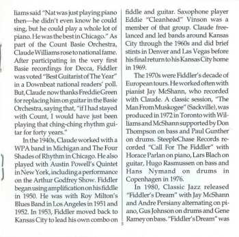 CD Claude Williams: Live At J's - Part 1