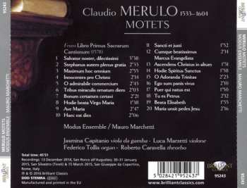 CD Claudio Merulo: Motets