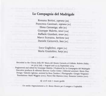 CD Claudio Monteverdi: Il Pianto Della Madonna