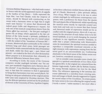 CD Claudio Monteverdi: Il Pianto Della Madonna