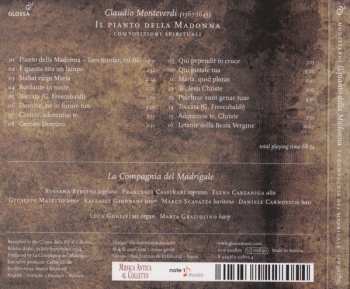 CD Claudio Monteverdi: Il Pianto Della Madonna