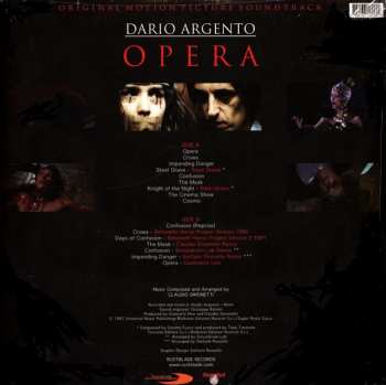 LP Claudio Simonetti: Dario Argento's Opera (Original Motion Picture Soundtrack) DLX | LTD | CLR