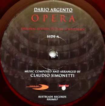 LP Claudio Simonetti: Dario Argento's Opera (Original Motion Picture Soundtrack) DLX | LTD | CLR