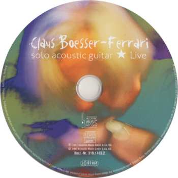 CD Claus Boesser-Ferrari: Solo Acoustic Guitar Live