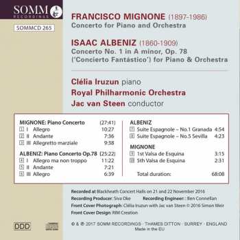 CD The Royal Philharmonic Orchestra: Piano Concertos By Albeniz & Mignone