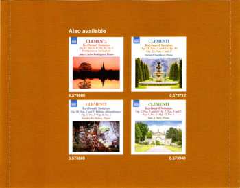 CD Muzio Clementi: Keyboard Sonatas from Opp. 1, 10 & 12