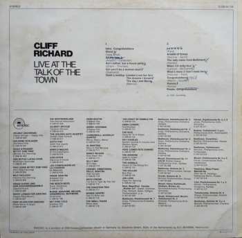 LP Cliff Richard: Live At The Talk Of The Town