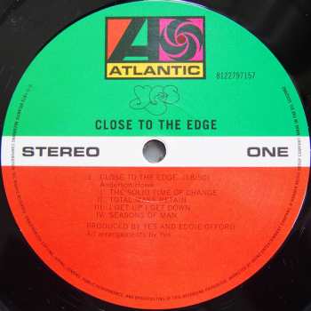 LP Yes: Close To The Edge LTD