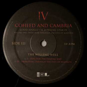 2LP Coheed And Cambria: Good Apollo I'm Burning Star IV | Volume One: From Fear Through The Eyes Of Madness