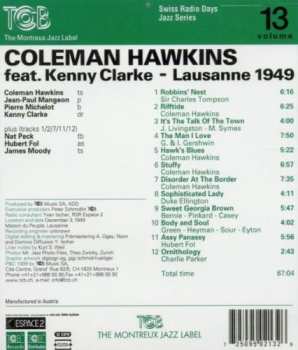CD Coleman Hawkins: Lausanne 1949