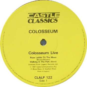 2LP Colosseum: Colosseum Live