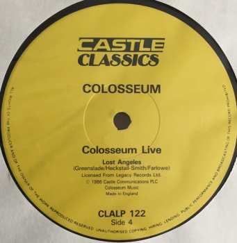 2LP Colosseum: Colosseum Live