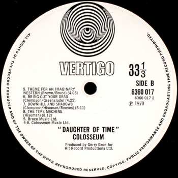 LP Colosseum: Daughter Of Time CLR