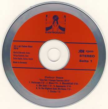 2CD Colour Haze: Live Vol. 1 - Europa Tournee 2015