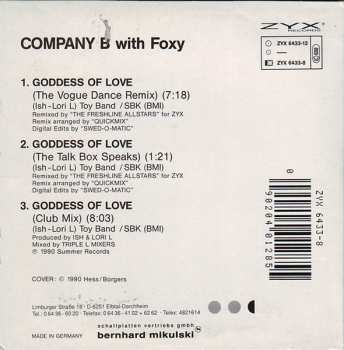 CD Company B: Goddess Of Love
