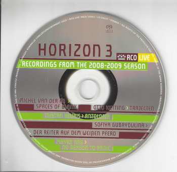 SACD Concertgebouworkest: Horizon 3: Recordings From The 2008-2009 Season