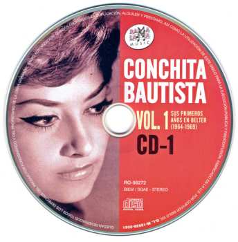 2CD Conchita Bautista: Vol.1 Sus Primeros Años En Belter (1964-1969)
