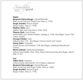 CD Tobias Koch: Septet Op. 62 / Trio Op. 43