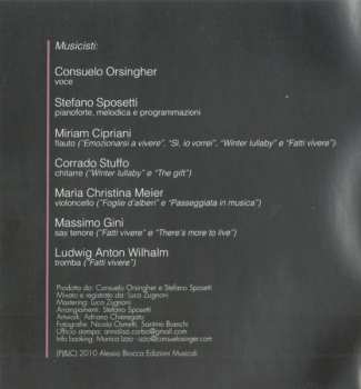 CD Consuelo Orsingher: Emozionarsi a vivere