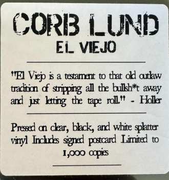 LP Corb Lund: El Viejo CLR | LTD