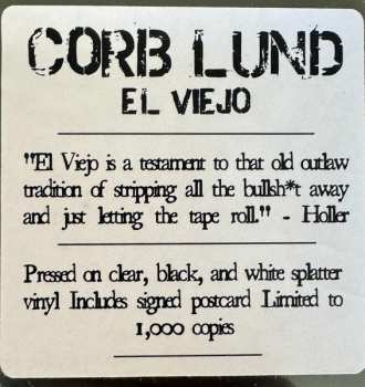 LP Corb Lund: El Viejo CLR | LTD