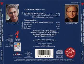 CD Leonard Slatkin: Of Rage And Remembrance / Symphony No. 1