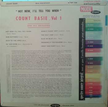 LP Count Basie Orchestra: Not Now, I'll Tell You When