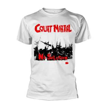 Merch Court Martial: Tričko No Solution (white)