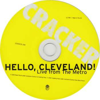 CD Cracker: Hello, Cleveland! (Live From The Metro)