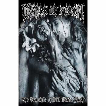 Merch Cradle Of Filth: Textilný plagát Principle Of Evil Made Flesh