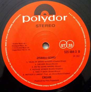 LP Cream: Disraeli Gears