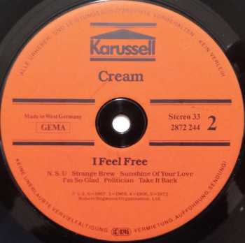 LP Cream: I Feel Free