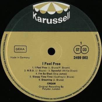 LP Cream: I Feel Free