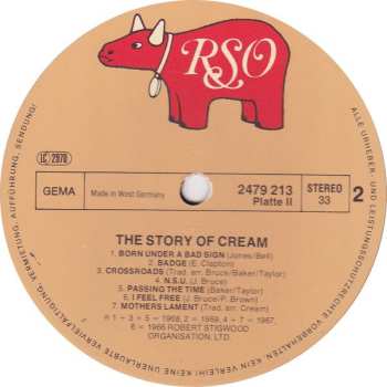 2LP Cream: The Story Of Cream
