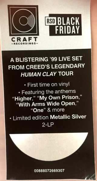 2LP Creed: Live In San Antonio CLR | LTD