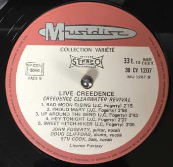 LP Creedence Clearwater Revival: Live Creedence