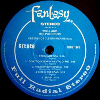 LP Creedence Clearwater Revival: Willy And The Poor Boys
