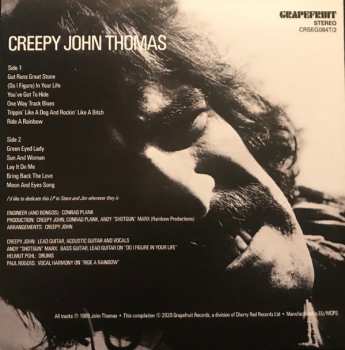 3CD/Box Set Creepy John Thomas: Trippin' Like A Dog And Rockin' Like A Bitch: The Complete Recordings