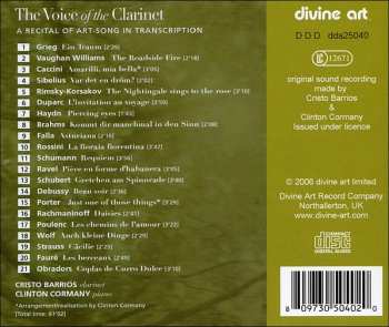 CD Cristo Barrios: The Voice Of The Clarinet