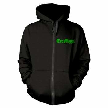Merch Cro-Mags: Mikina so zipsom Green Logo Cro-mags