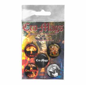 Merch Cro-Mags: Súprava Odznakov Cro-mags Button Badge Set