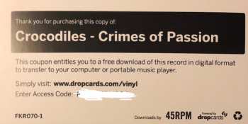 LP Crocodiles: Crimes Of Passion