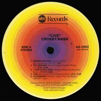 LP Crosby & Nash: Live