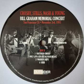 LP Crosby, Stills, Nash & Young: Bill Graham Memorial Concert - San Francisco CA - November 3rd, 1991
