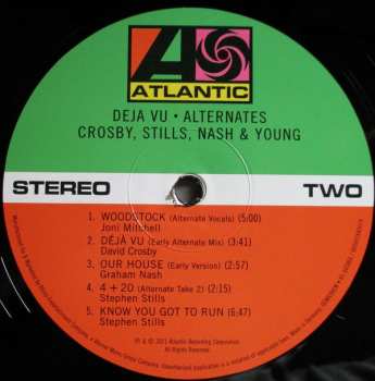 LP Crosby, Stills, Nash & Young: Déjà Vu (Alternates) LTD
