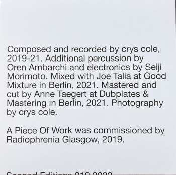 LP Crys Cole: A Piece Of Work