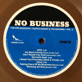 LP Curtis Knight & The Squires: No Business (The PPX Sessions Volume 2) LTD | NUM | CLR