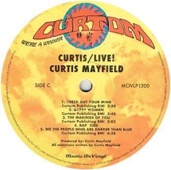 2LP Curtis Mayfield: Curtis / Live!